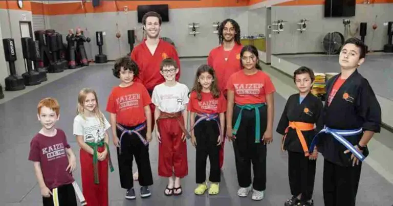 kids martial arts class showing confidence benefits